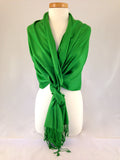 green wrap shawl