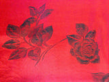 red floral rose pashmina 