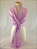 pastel purple pashmina shawl