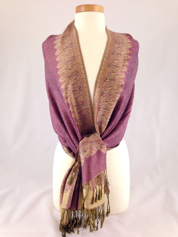 violet gold pashmina