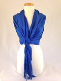 blue pashmina