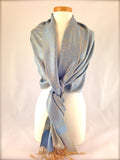 baby blue tan beige shawl pashmina