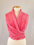 pink pattern wrap pashmina